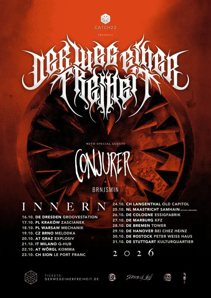 Der Weg Einer Freiheit: annunciata una data in Italia per il tour europeo autunnale